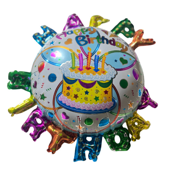 Birthday Balloons - Shape Blue