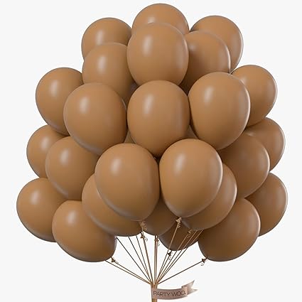 12''latex balloon Helium Brown-N247B-H