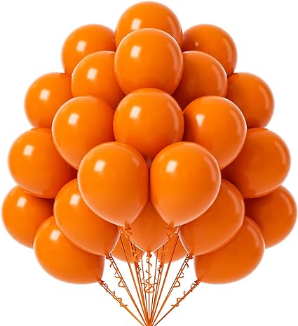12'' Latex Orange Helium Balloon N247O-H