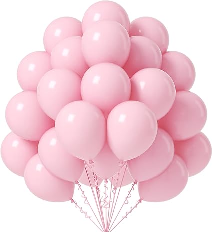 12'' Latex Pink Helium Balloon N247P-H