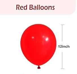12 inch Latex Balloon Red L12-16-17