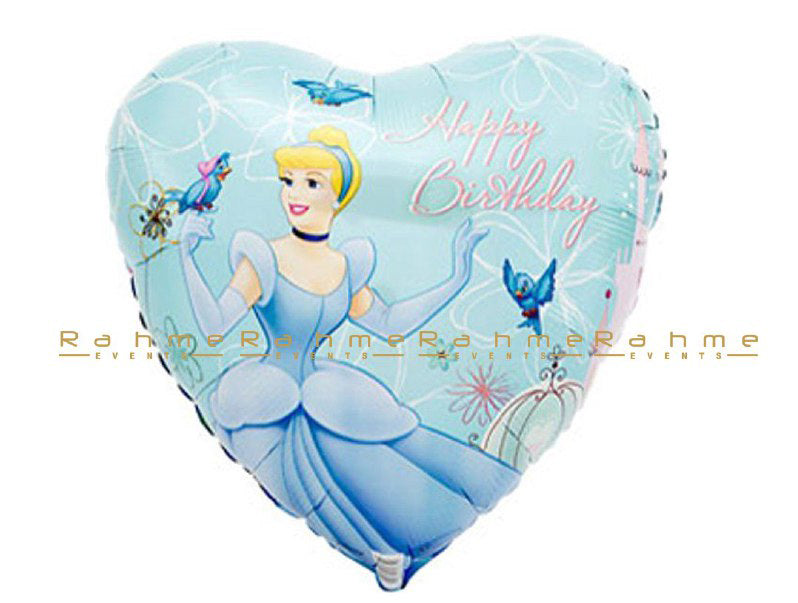Cinderella Birthday Balloons-36"-Heart