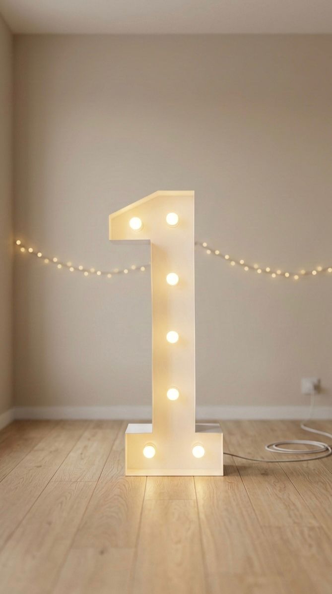 N255-1 Number 1 Light Up -(2)