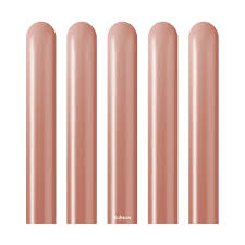 C10-260Q- Rose gold-1.8G Chrome Balloons (20) مطلوب
