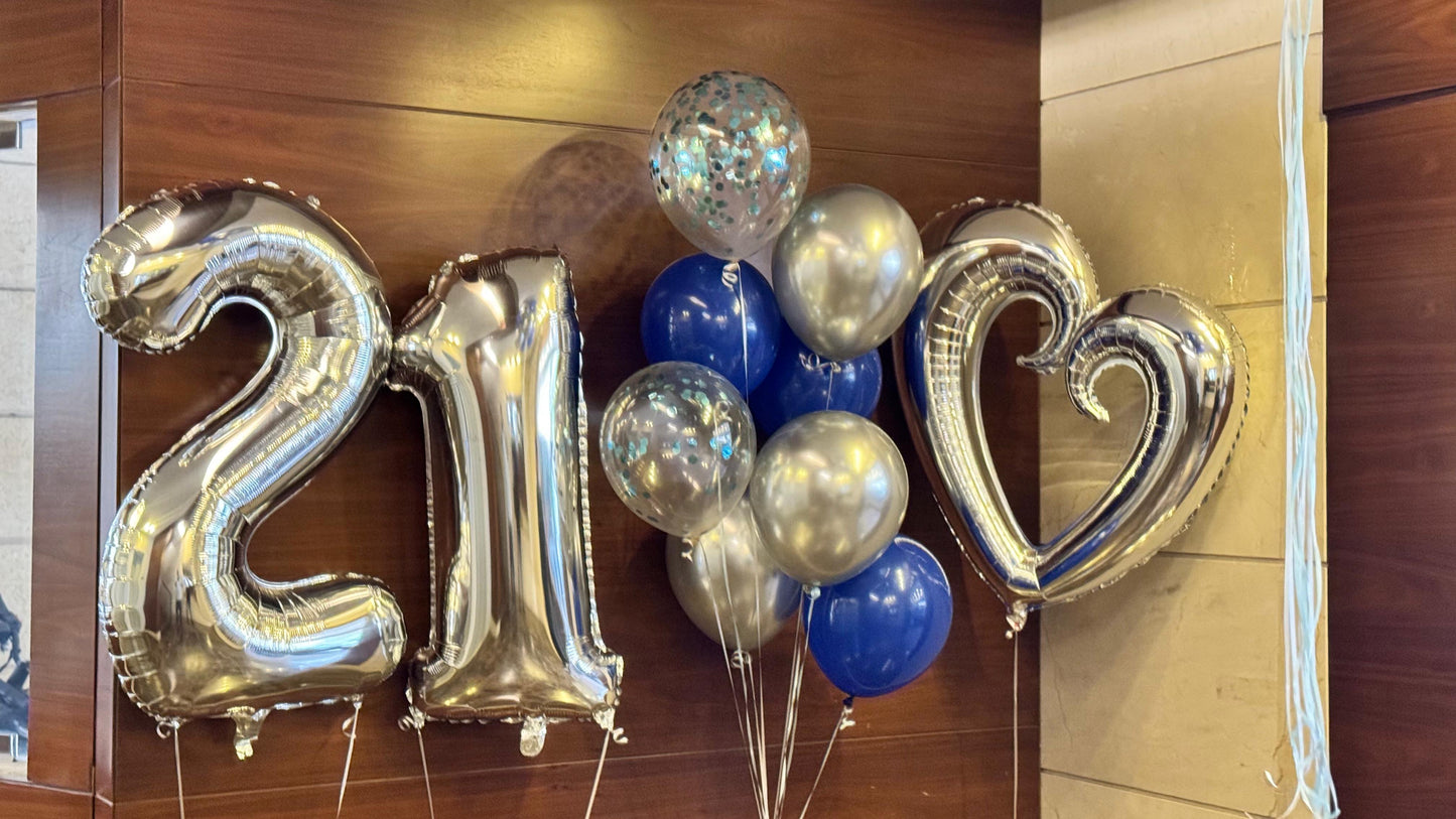 Helium Birthday Arrangement- 054