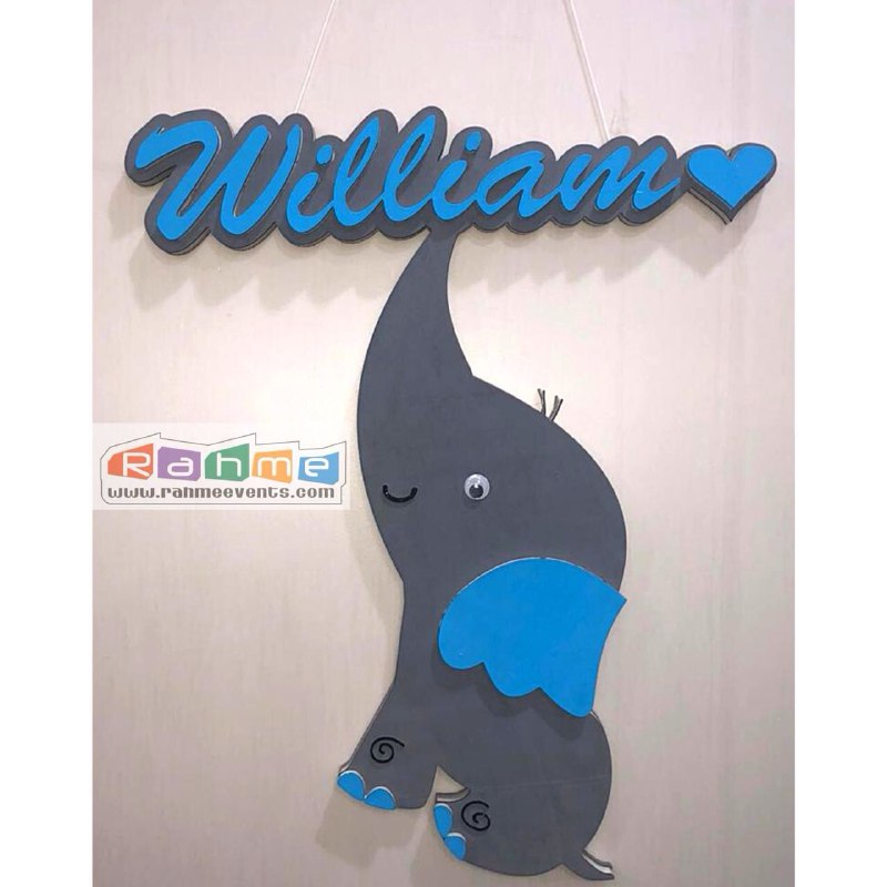 Baby Boy Door Elephant