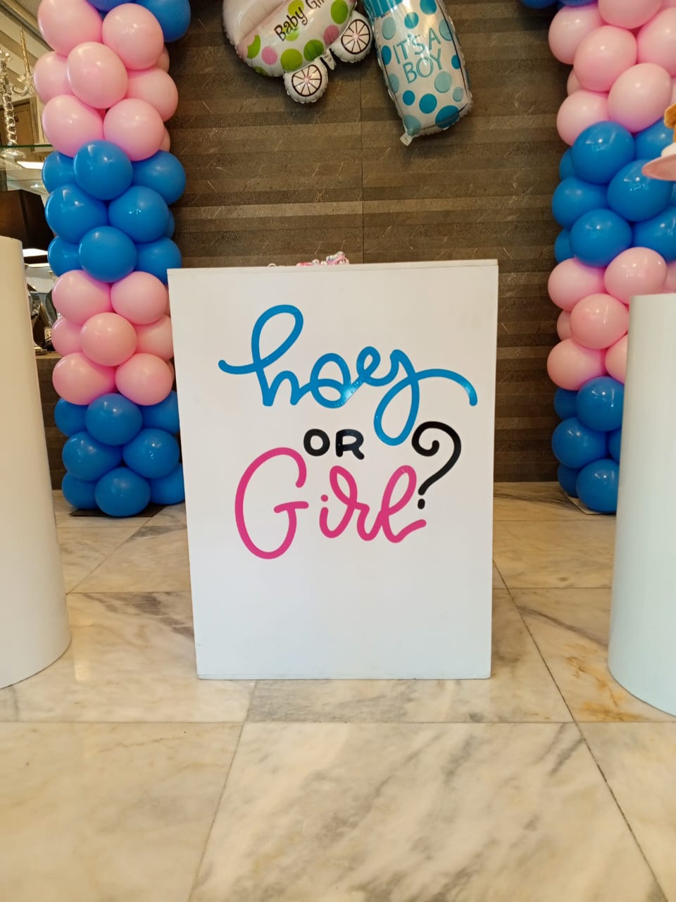 Gender reveal decorations Set 11