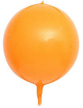 Orange 4D Balloon-24"-26