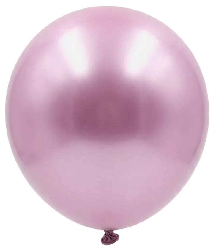 C5-12” - Baby Pink-2.8G Chrome Balloons (20) مطلوب