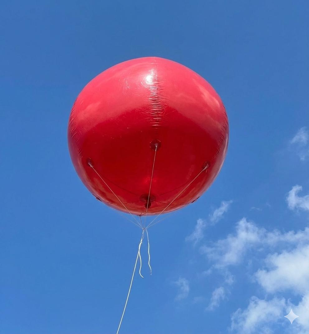 Helium Balloon 2 meter-red