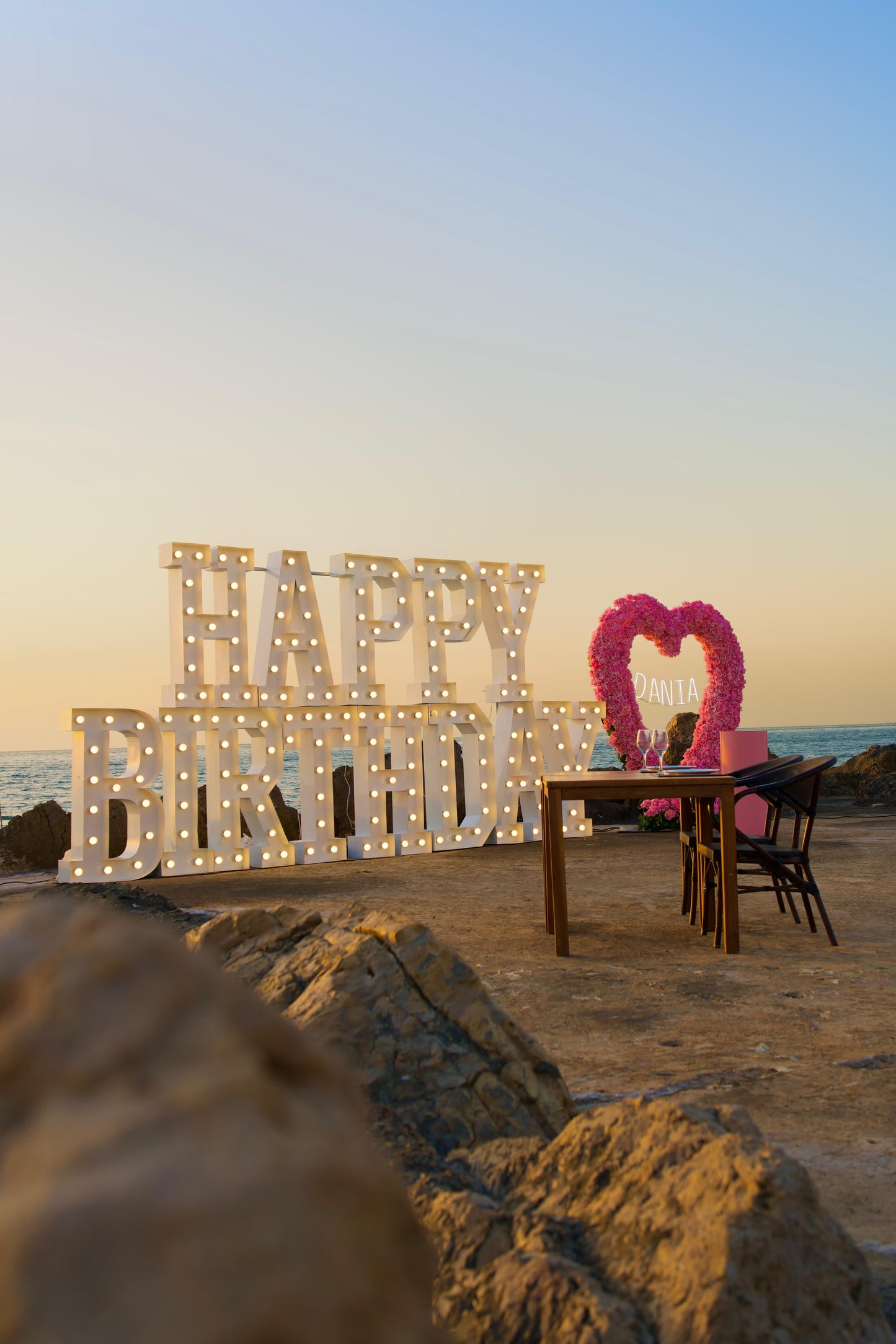 Out Door Birthday Decoration