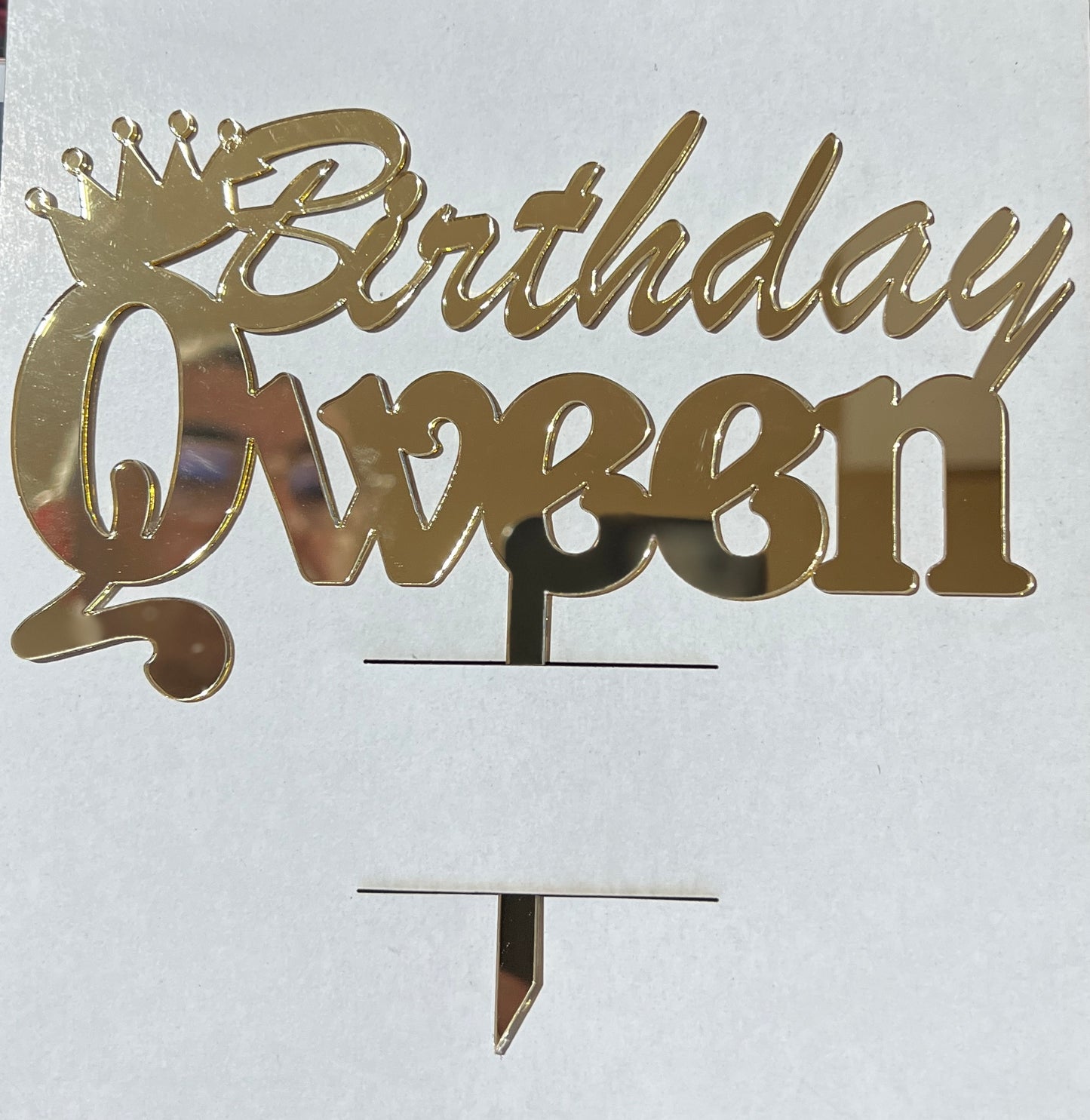 Birthday Qween Cake Toppe