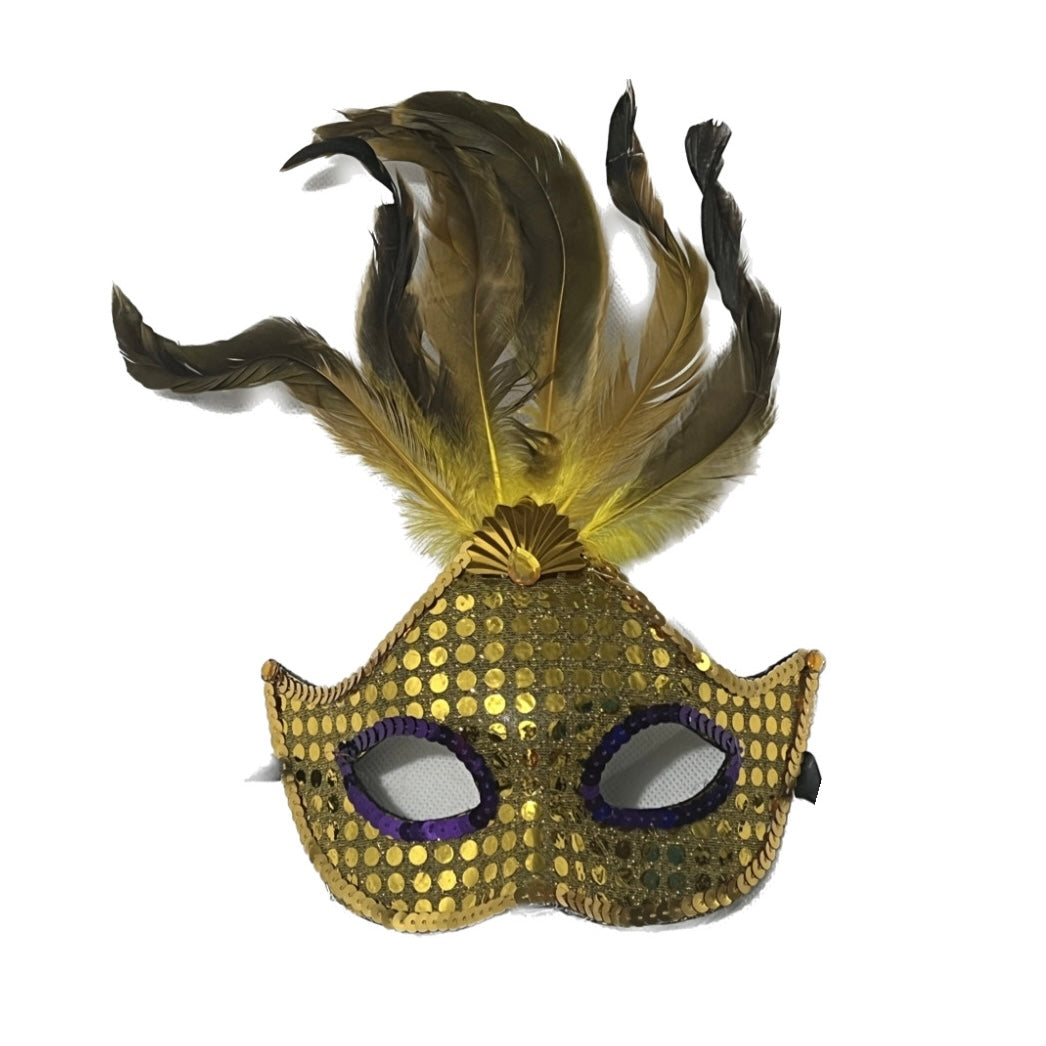 Golden Feathers Mask -AH341G-140