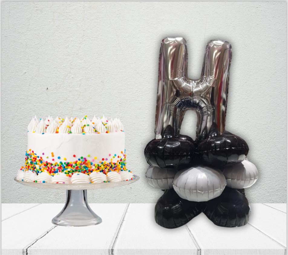 Letter H Balloons Arrangement