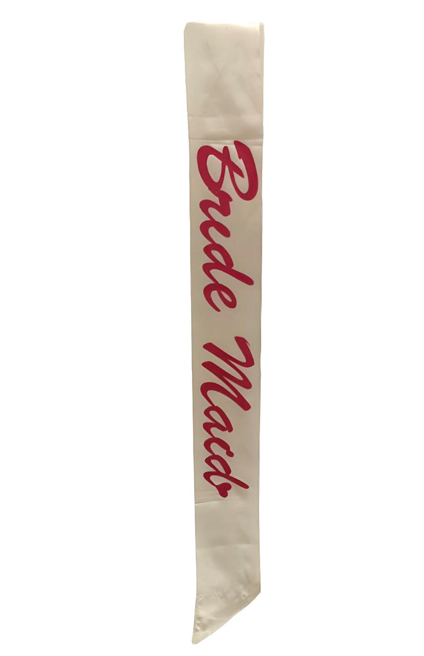 Bride Maid Sach For Rent - White Pink -108