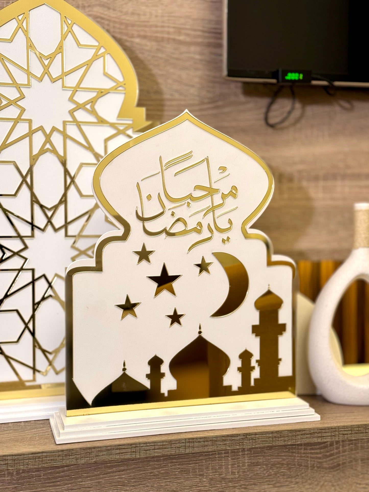 Wood and plexi -Ramadan Decorations - RK325