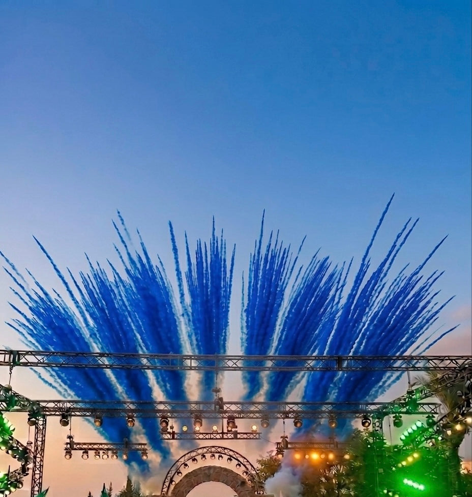 Peacock Blue Smoke