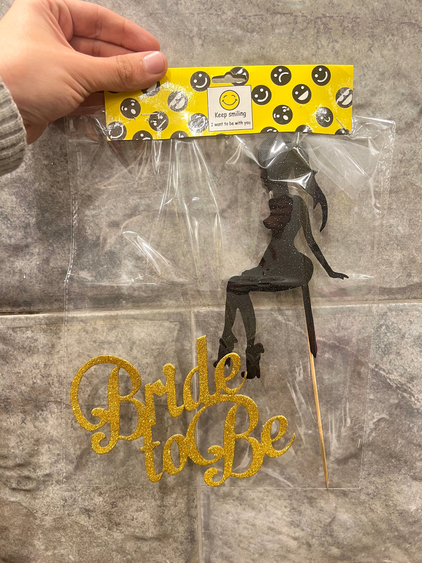 Bride To Be Cake Topper T0423