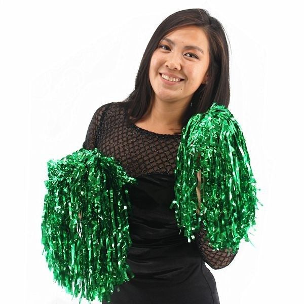 Medium Cheering Poms Green B72-A43