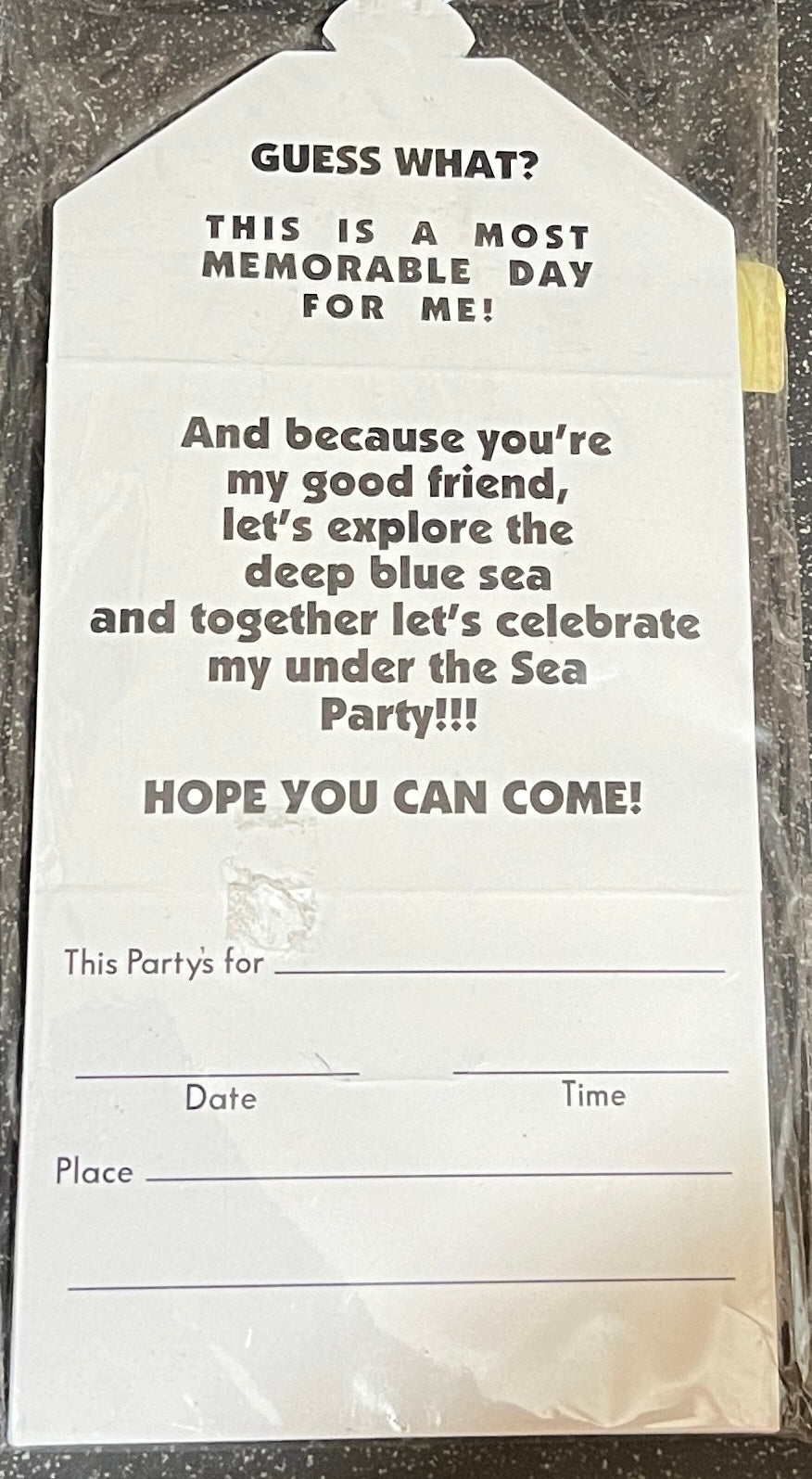 Invitation Cart- AH309