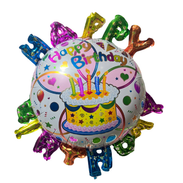 Birthday Balloons - Shape pink