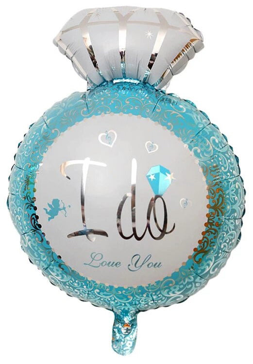 I Do-Blue Balloon-24" - 16