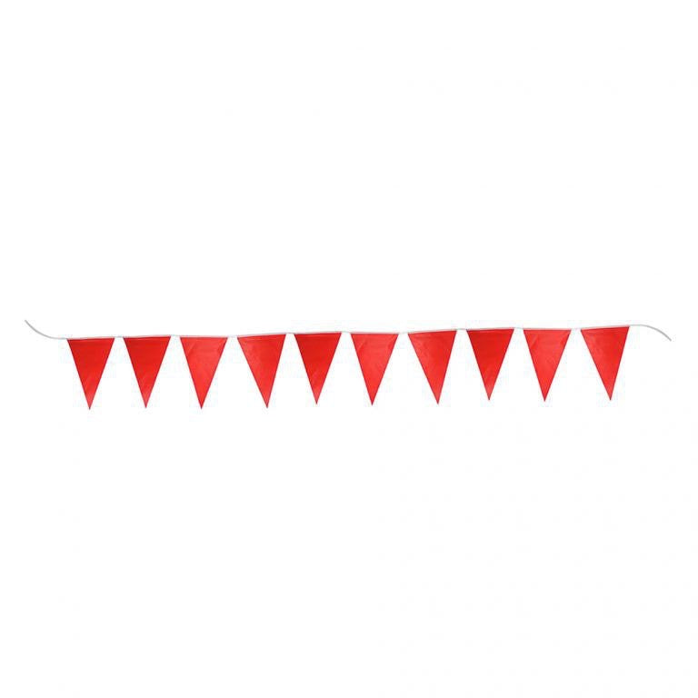 TRIANGLE RED BANNER
