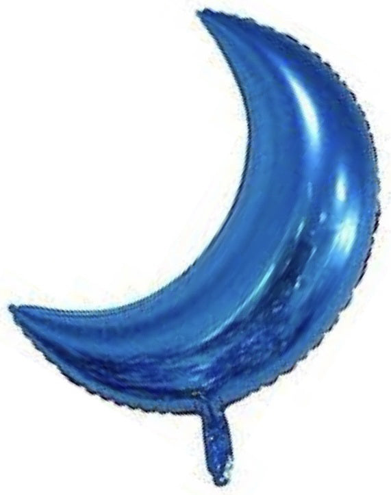 Dark Blue Half Moon Balloon 28" -20