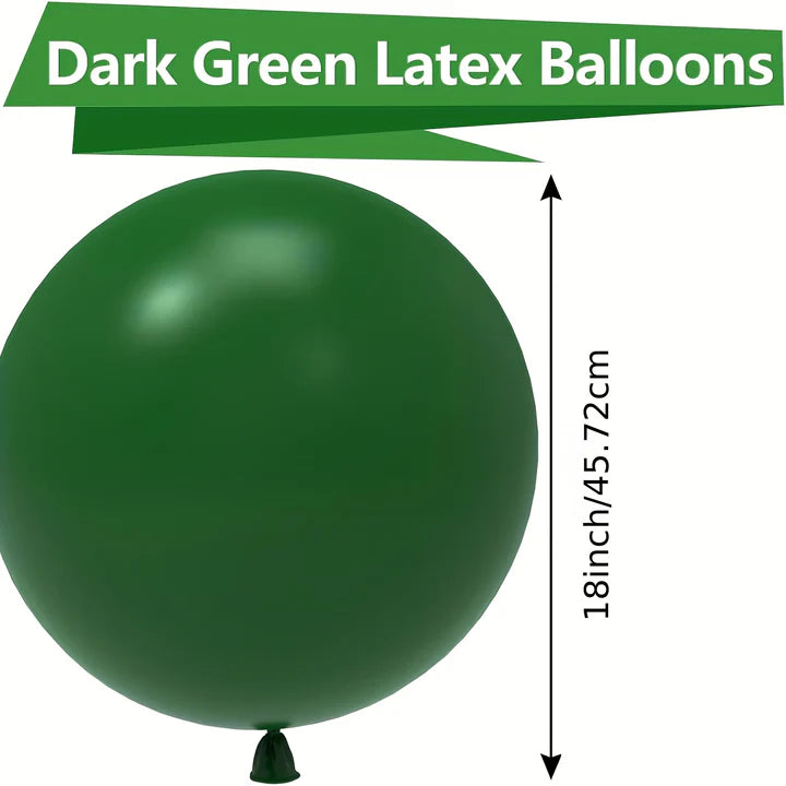 N412 - 18'' Latex S8 Dark Green (5)