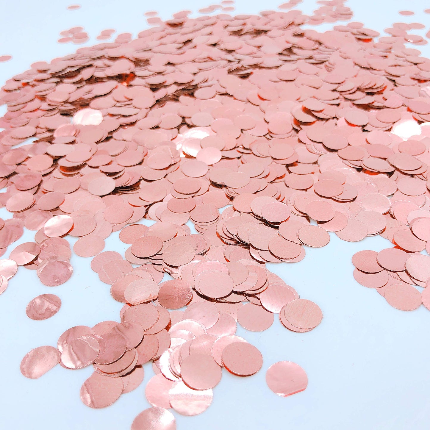 Rose gold Round Glitter -