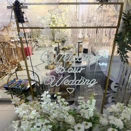 N331 Square reception stand white (4)