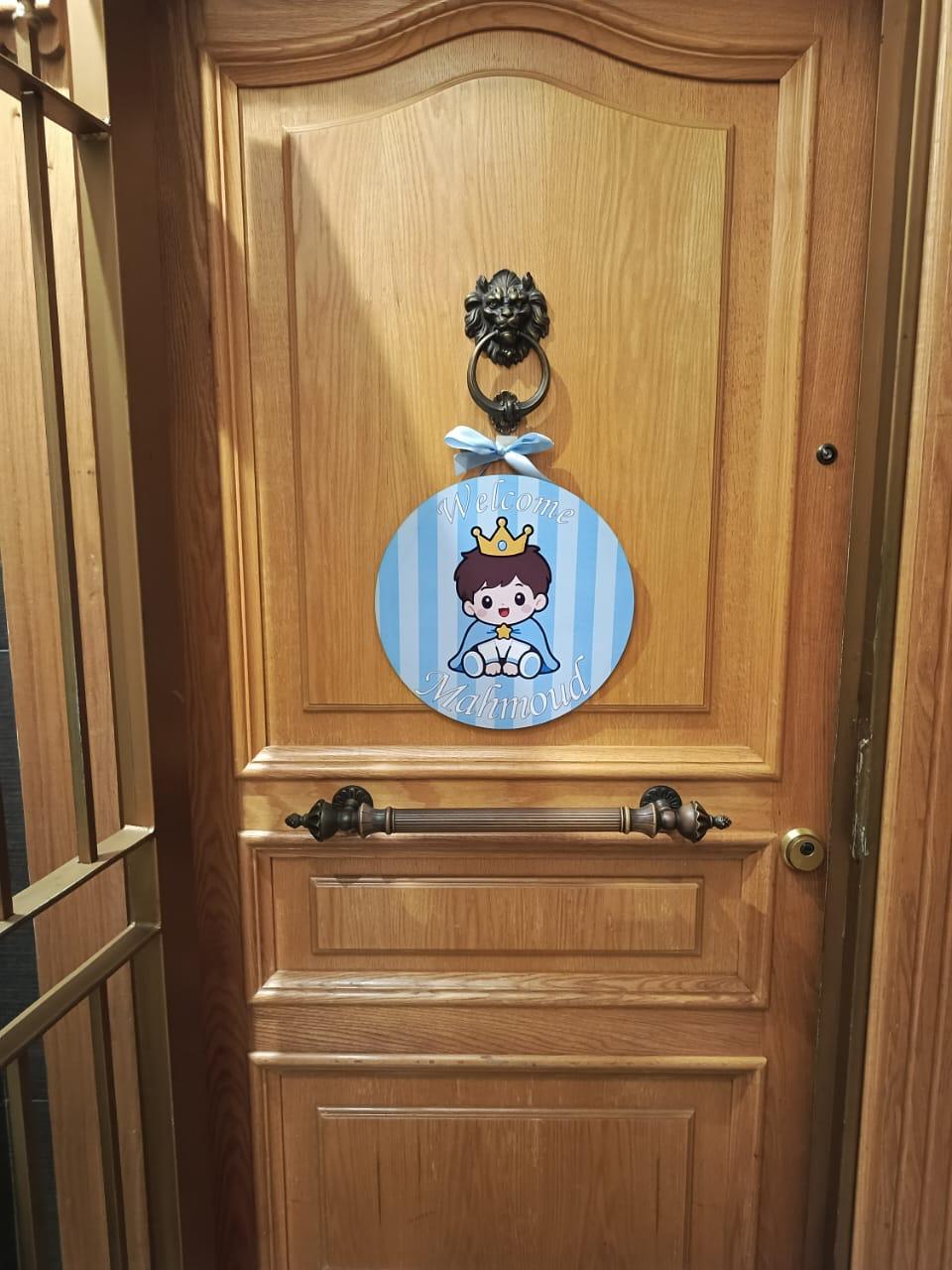 Baby Boy Hanging a Door B3-9