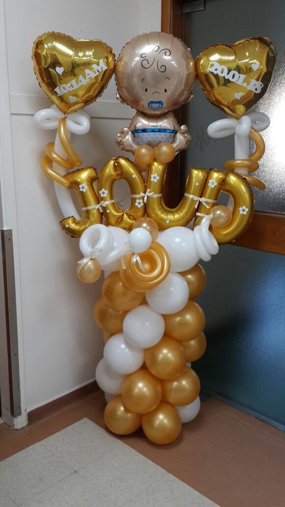 New Baby Arrangement Balloons 24