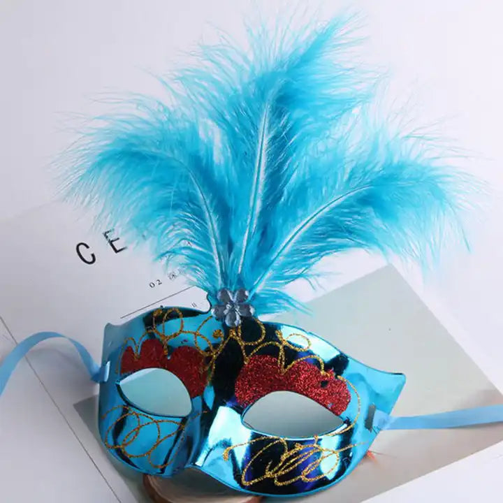 Royal-Blue Brazilian Carnival Masquerade-AH1562-149