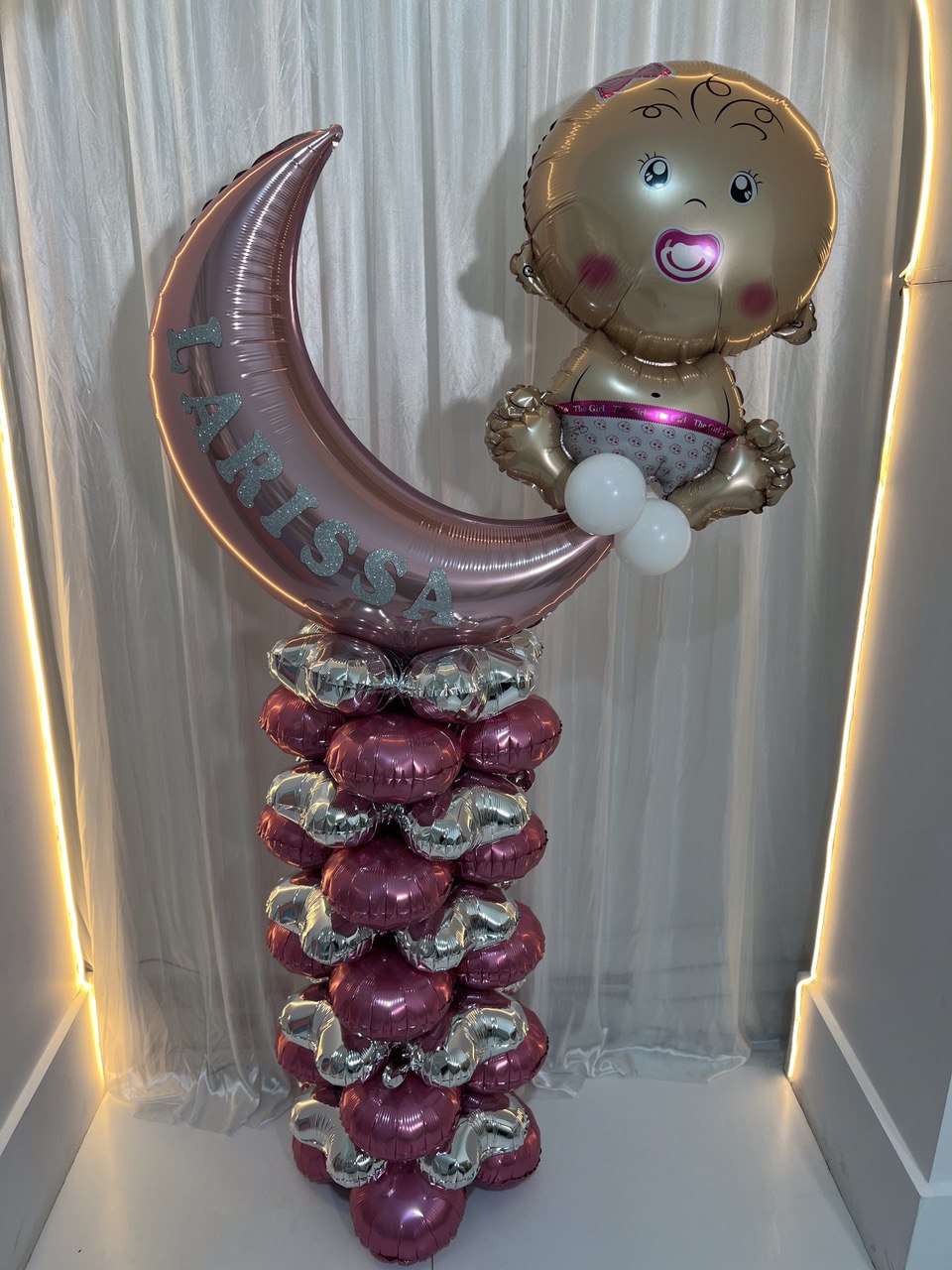 Baby girl arrangement 1610