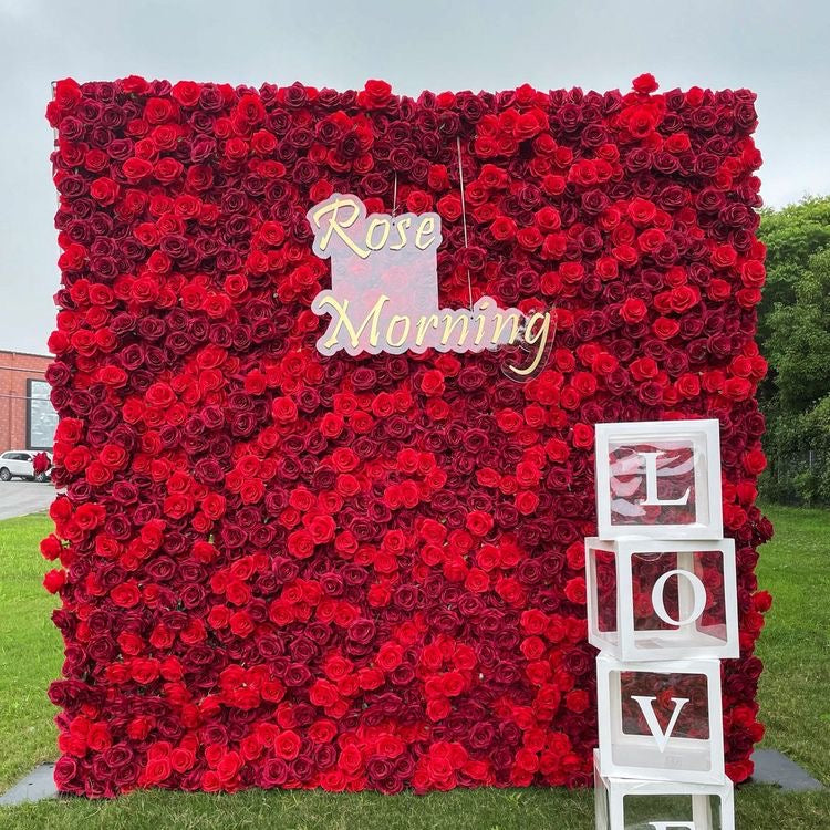 Red Flower Wall-
