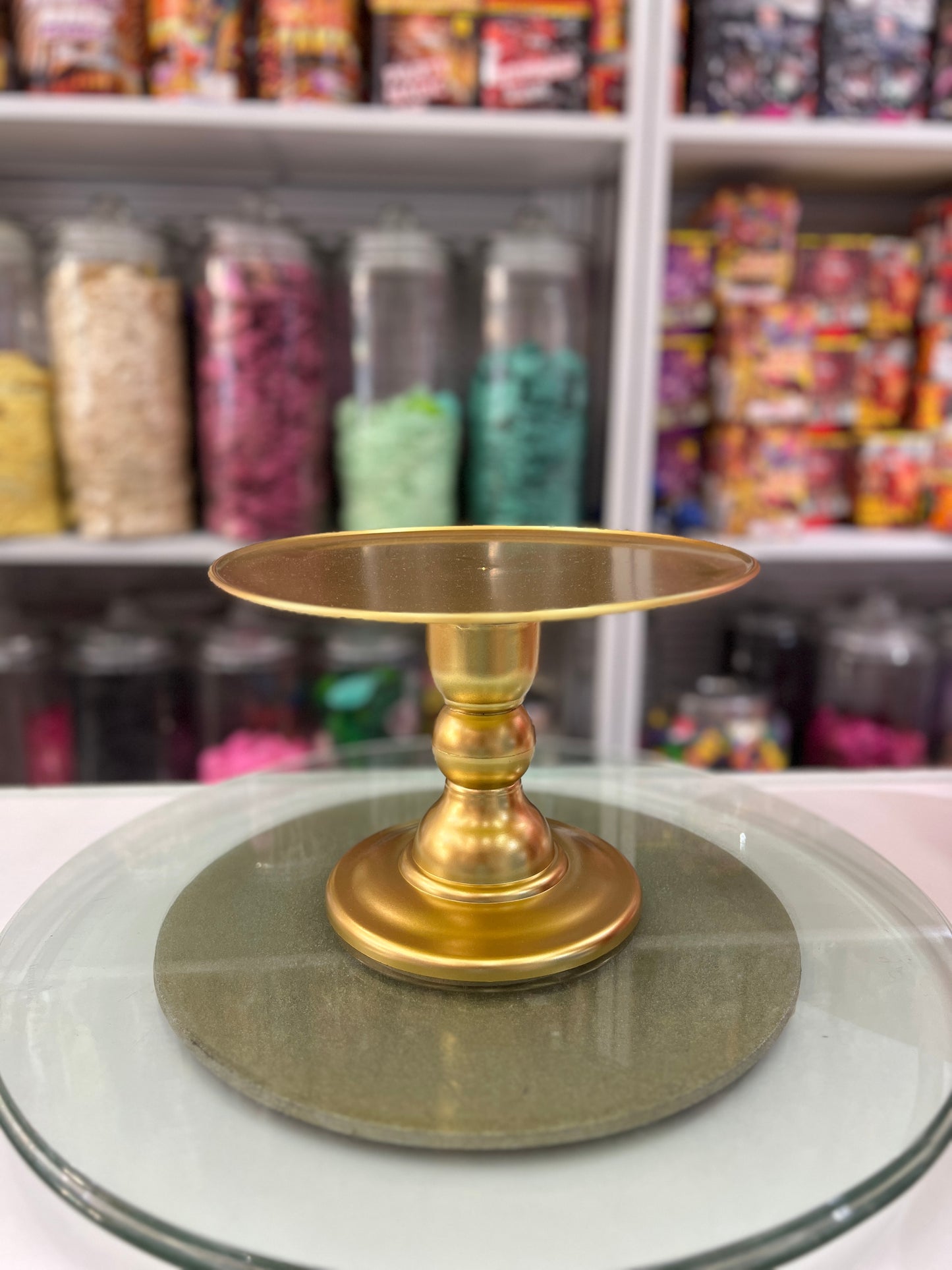 Cake Stand - Gold - Medium