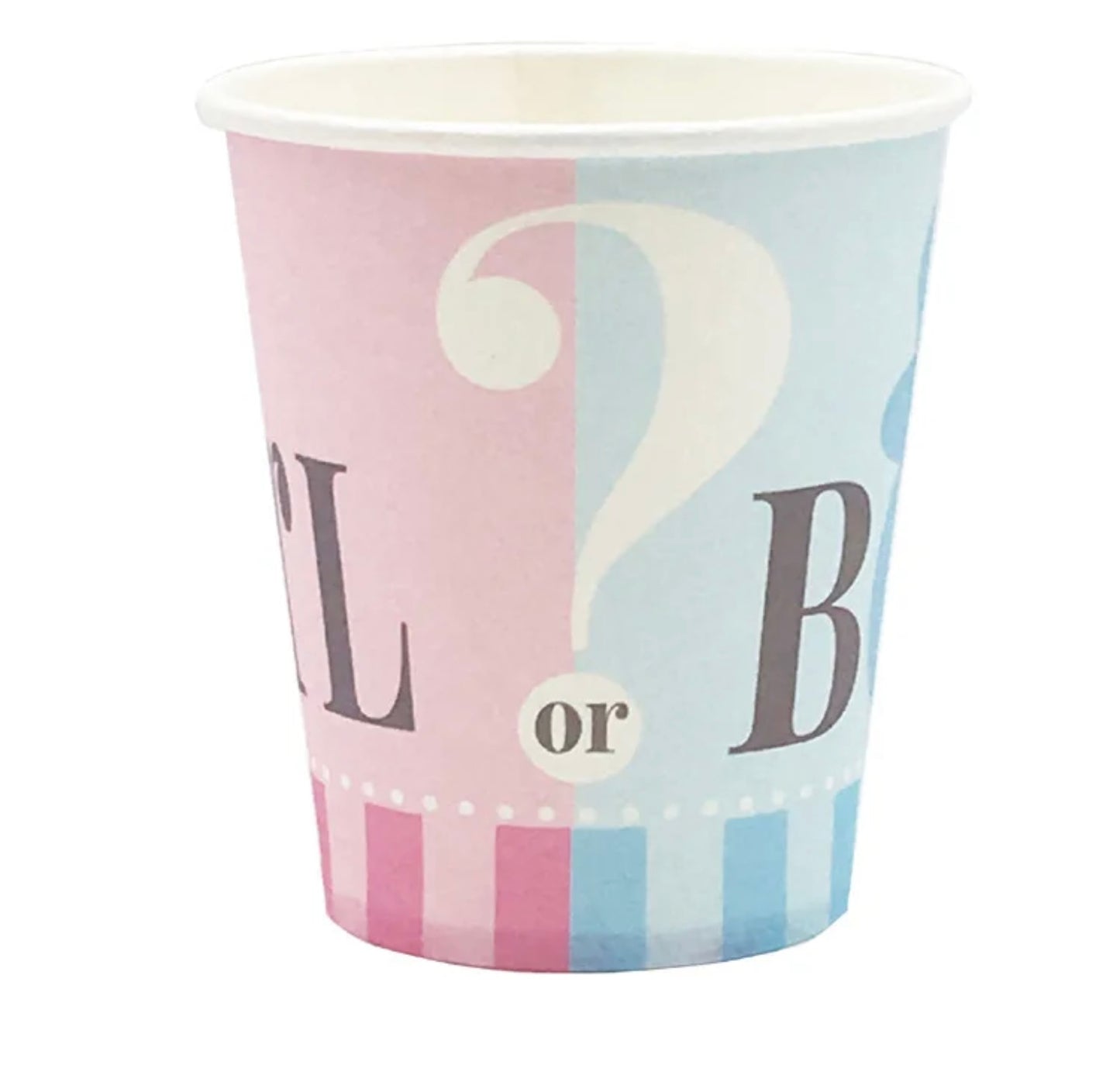 Gender Reveal Paper Cups