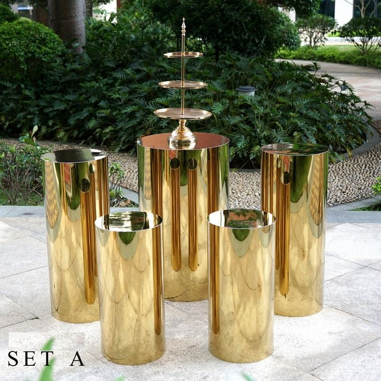 Five Tables Round Gold-N266-2G