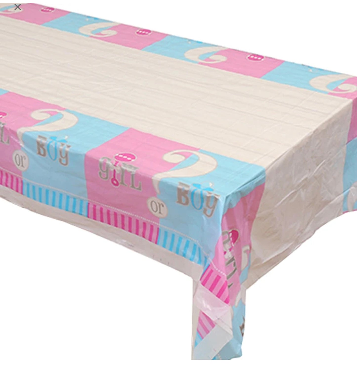 Gender Reveal Table Cover