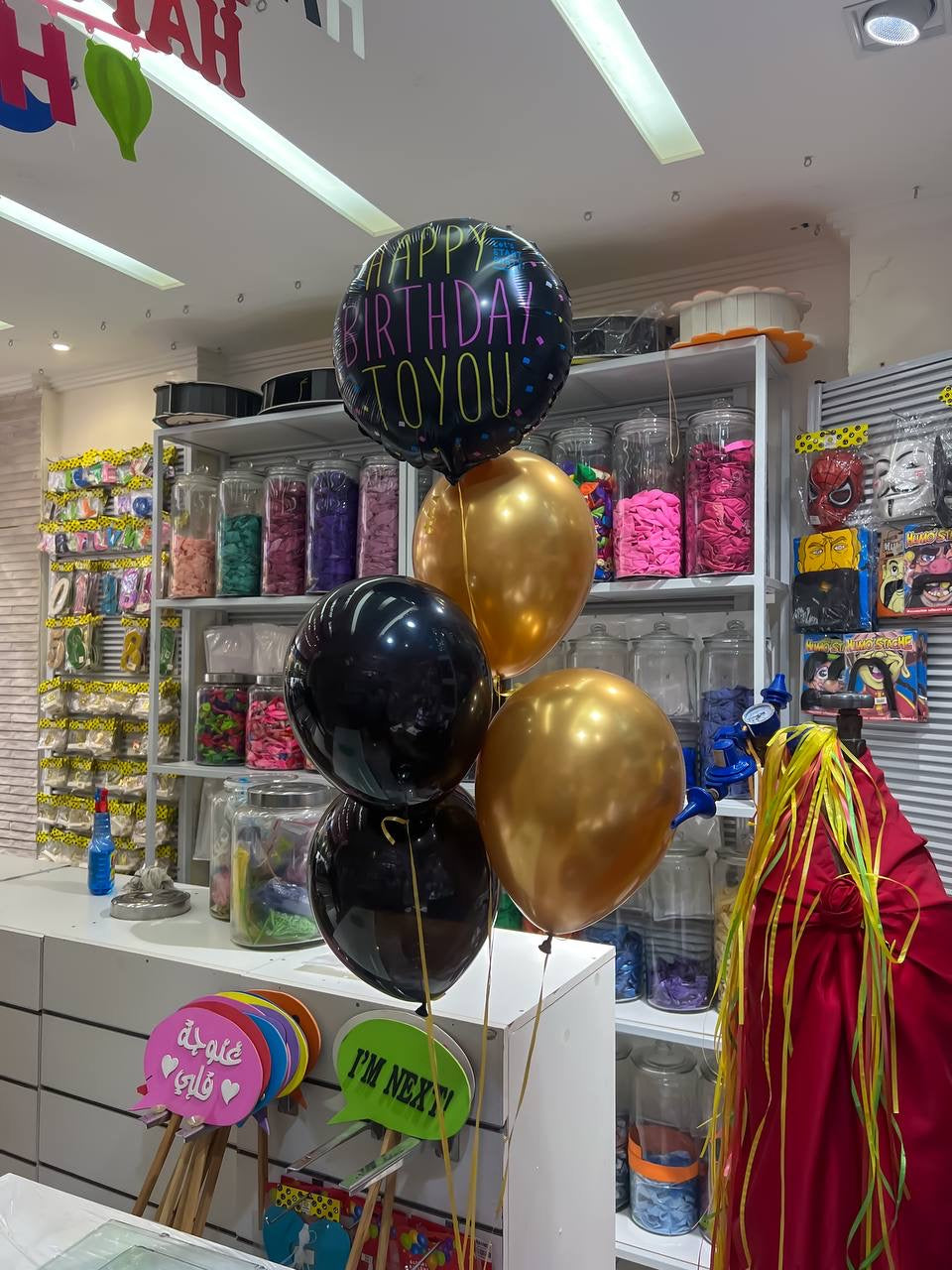 Birthday Helium Arrangement Balloon-BH01