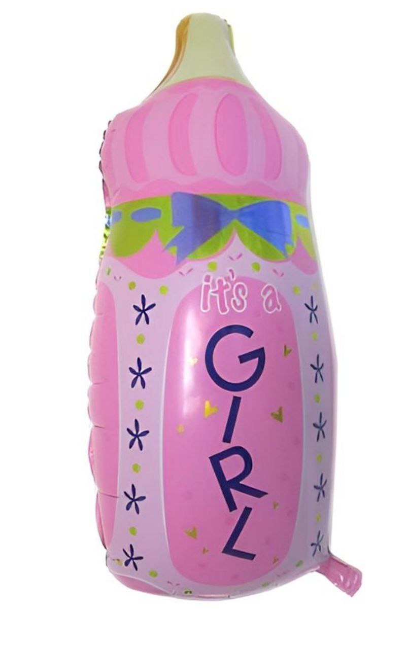 New Baby Balloon -Girl Bottle 32"-33