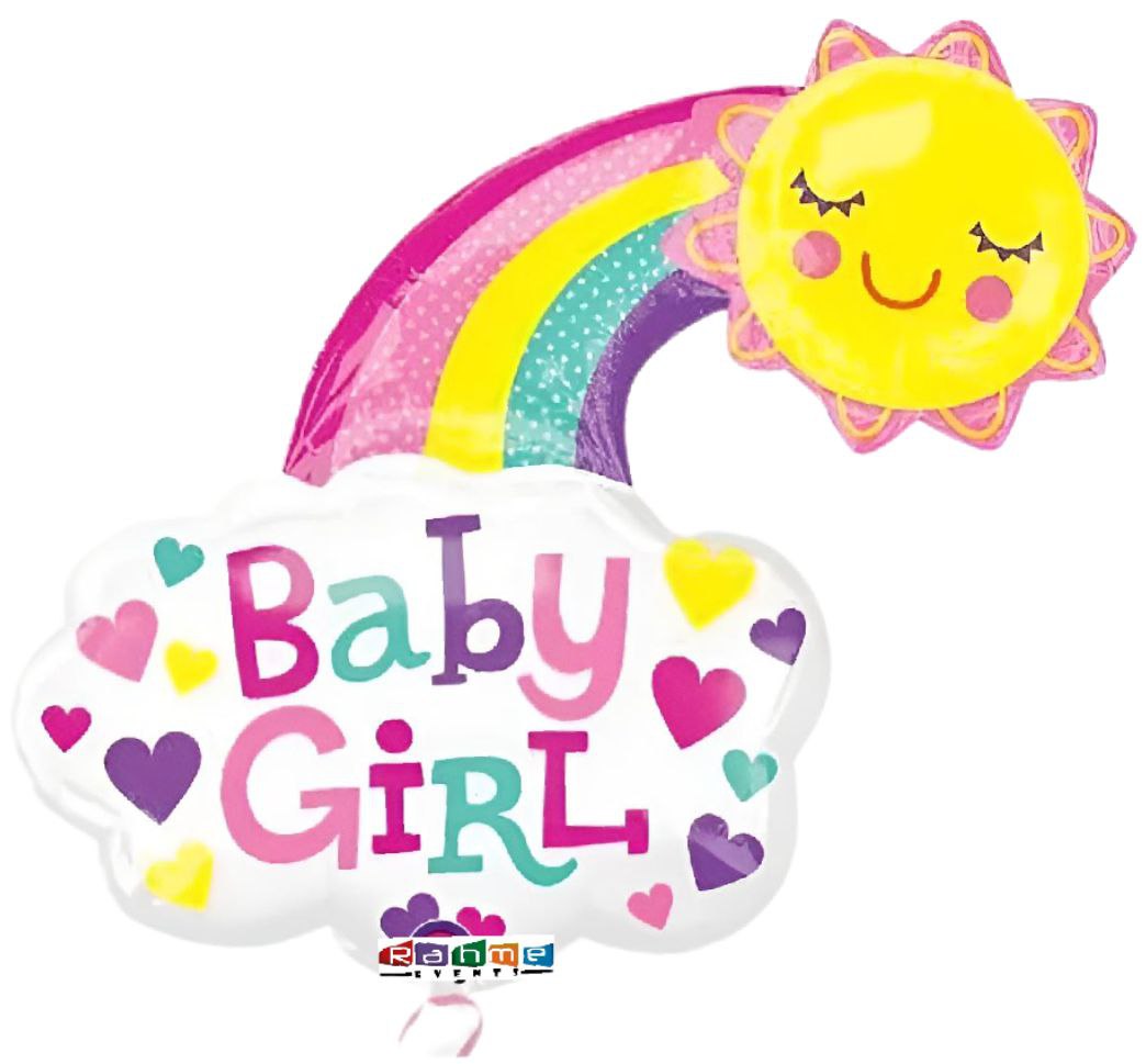 New Baby Balloon - Cloud Girl 24" -33