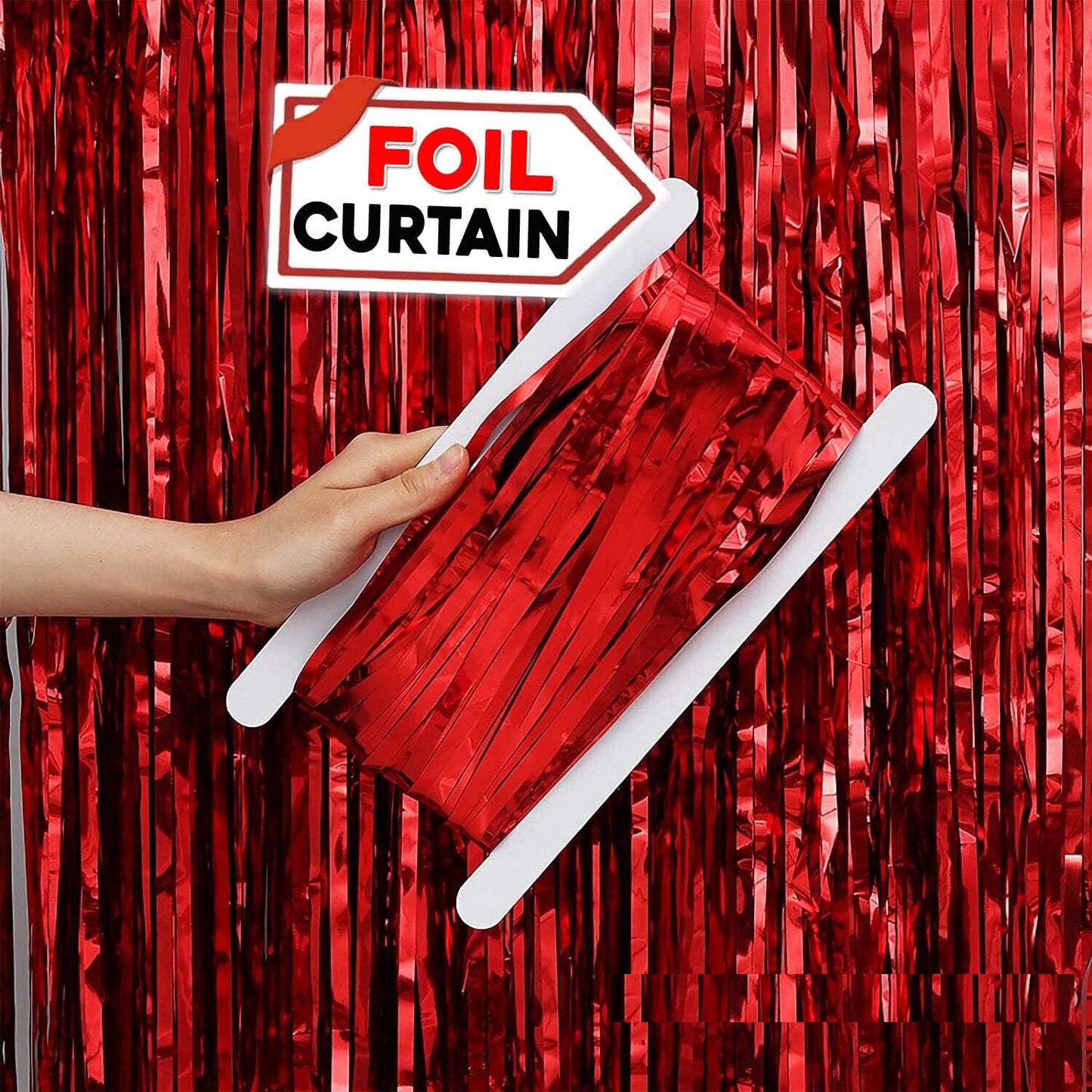 2M RedFOIL CURTAIN-B073R