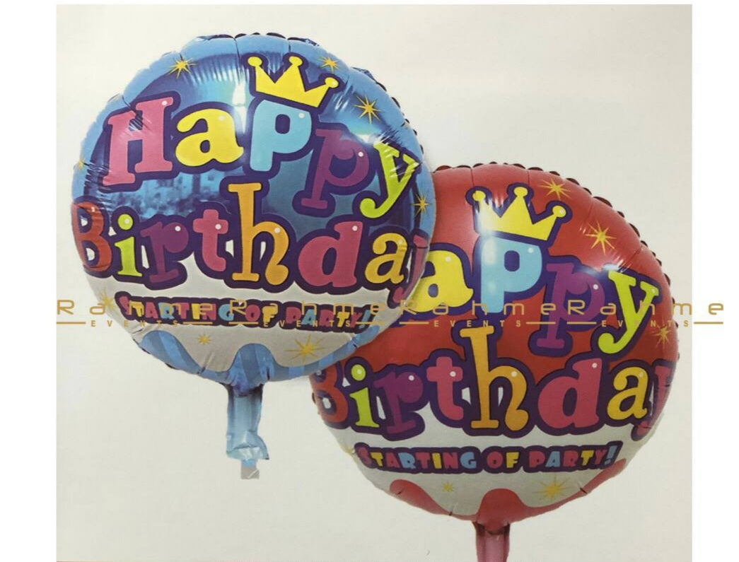 Birthday Balloons-18"Starting Of Party