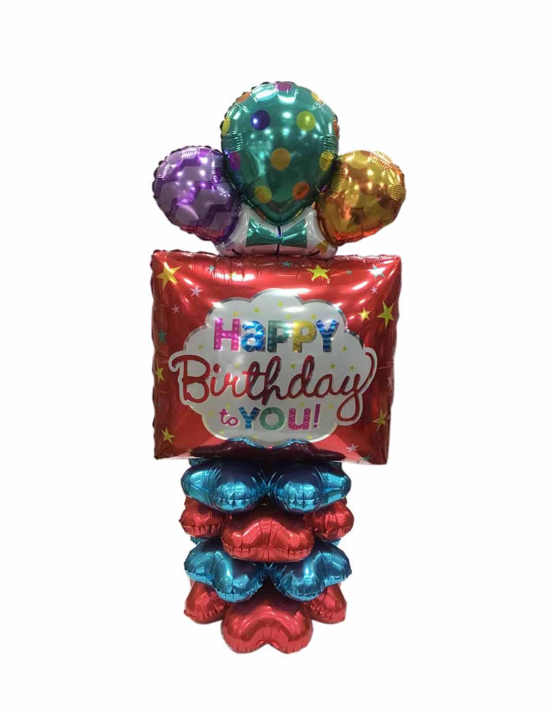 Big Birthday petal arrangement