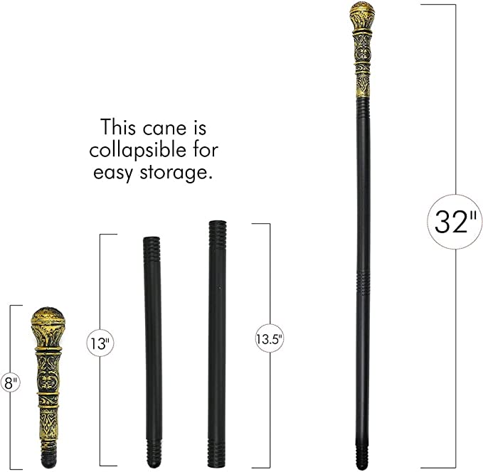 Gold walking Stick R968-A47