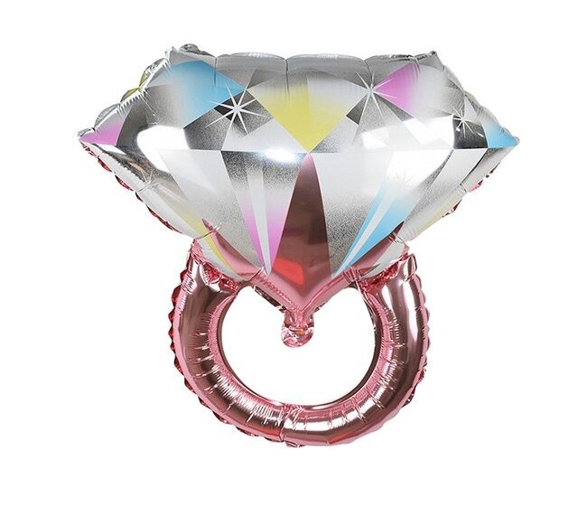 Rose Gold Foil Diamond Ring -24"-16