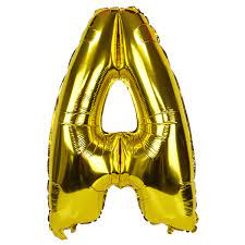 Balloon Gold Letter (A)