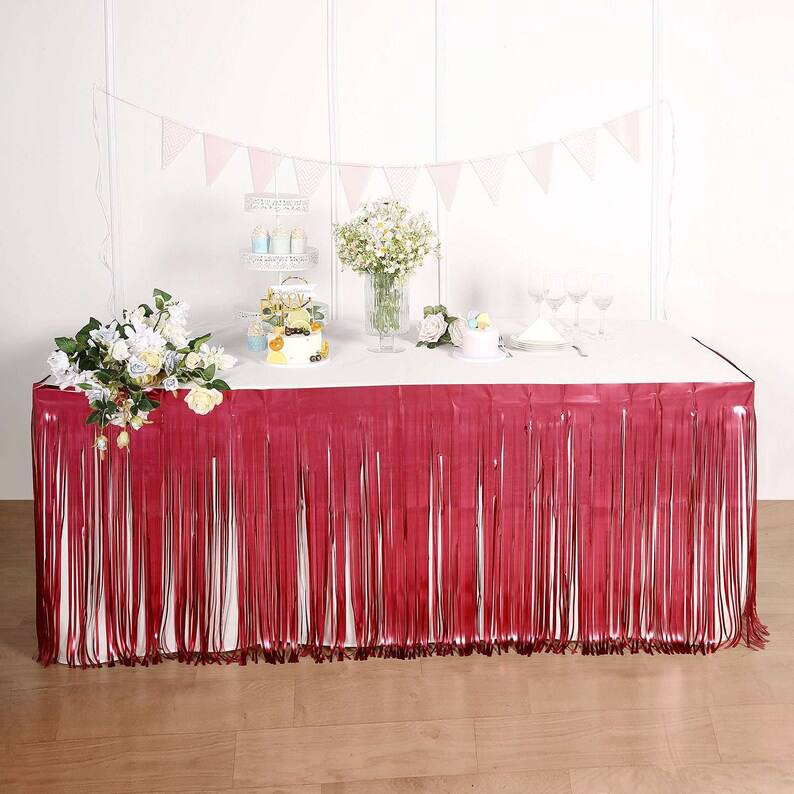 1M REDFOIL CURTAIN-B072-R